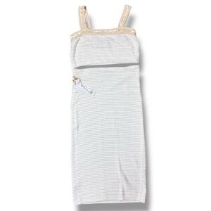 House Of Harlow 1960 White Top and Skirt Knit Crochet Set  Size Large Boho Chic